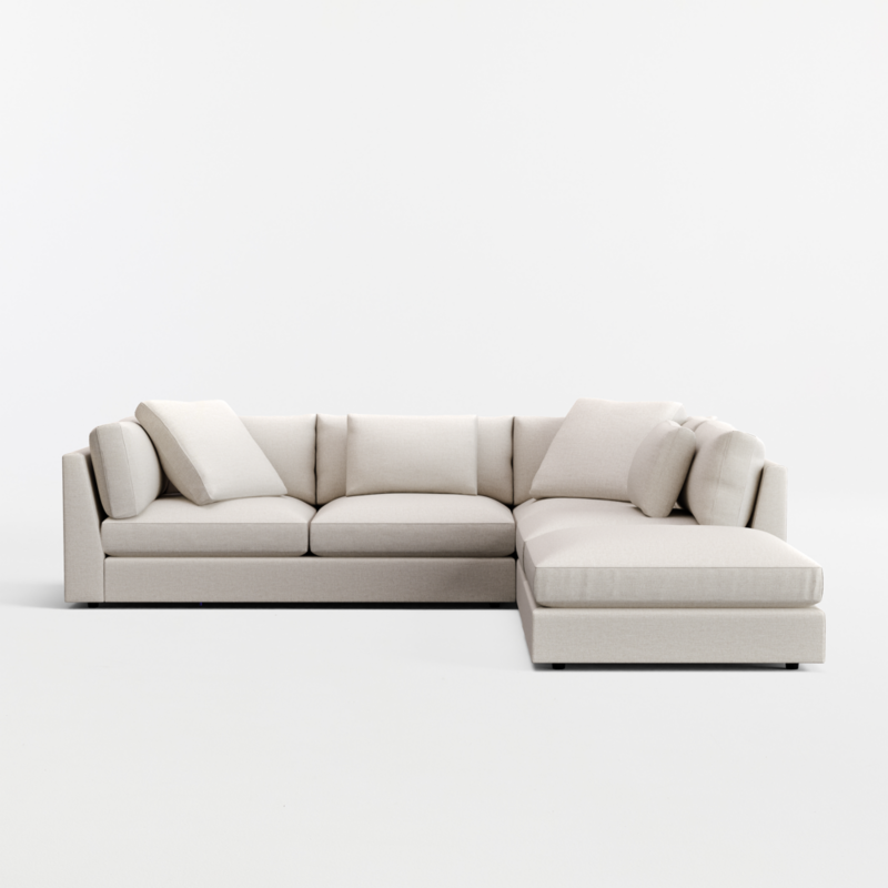 Monterey Modular 3-Piece L-Shaped Sectional Sofa with Ottoman - image 3 of 6
