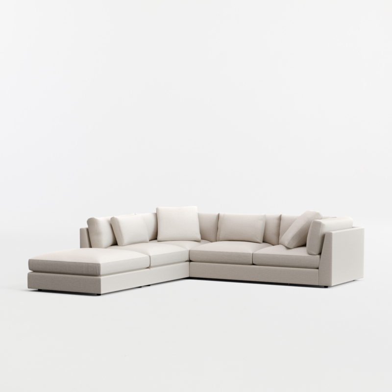 Monterey Modular 3-Piece L-Shaped Sectional Sofa with Ottoman - image 0 of 6