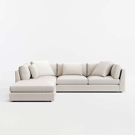 Monterey Modular 3-Piece L-Shaped Sectional Sofa with Ottoman
