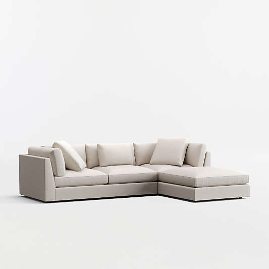 Monterey Modular 3-Piece Reversible Sectional Sofa with Ottoman