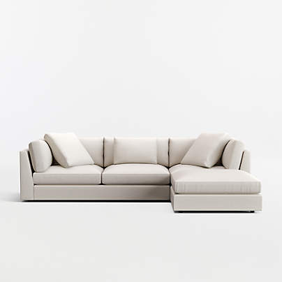 Monterey Modular 3-Piece Reversible Sectional Sofa with Ottoman