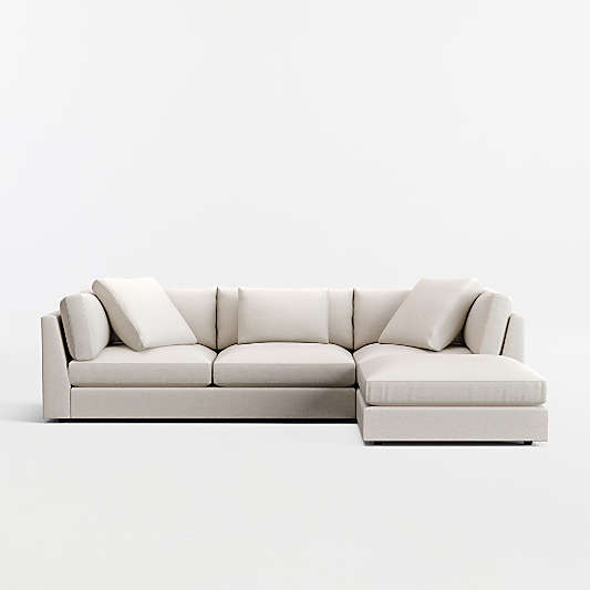 Monterey Modular 3-Piece Reversible Sectional Sofa with Ottoman