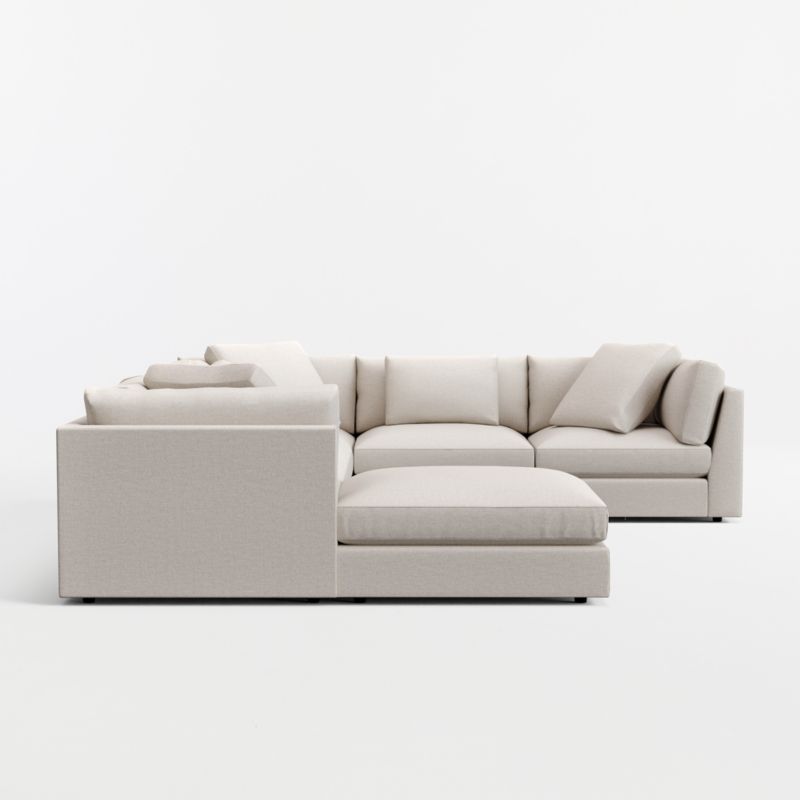 Monterey Modular 4-Piece L-Shaped Sectional Sofa with Ottoman - image 3 of 5