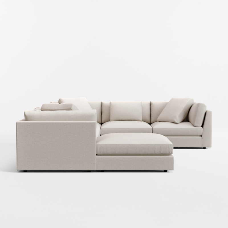 Monterey Modular 4-Piece L-Shaped Sectional Sofa with Ottoman - image 3 of 5