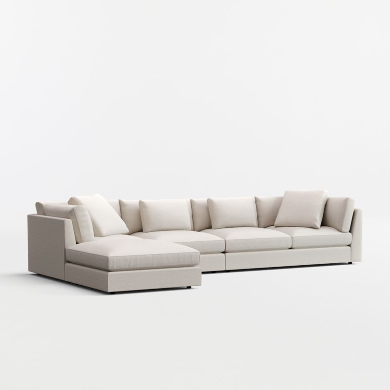 Monterey Modular 4-Piece Reversible Sectional Sofa with Ottoman - image 3 of 6