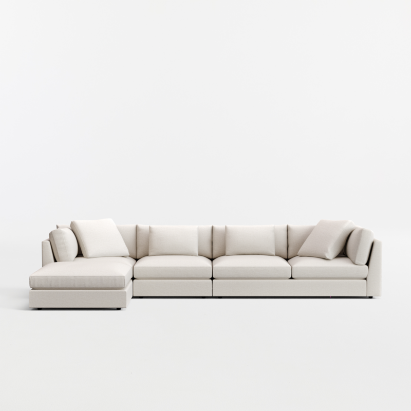 Monterey Modular 4-Piece Reversible Sectional Sofa with Ottoman - image 0 of 6