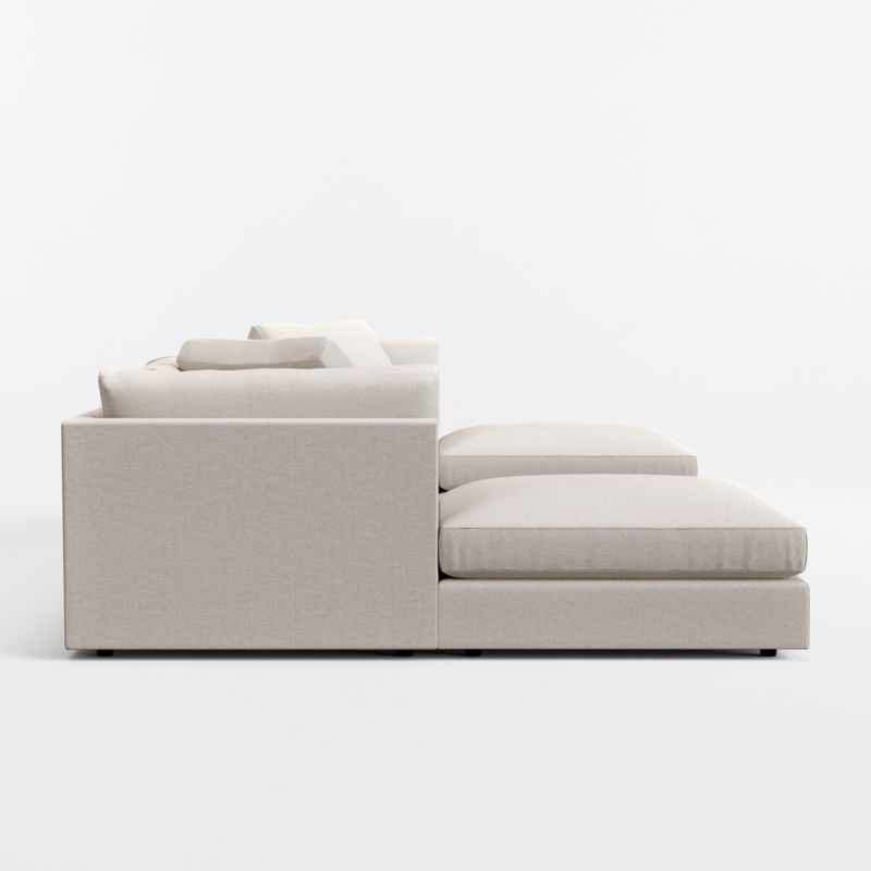 Monterey Modular 4-Piece U-Shaped Sectional Sofa with Double Ottoman - image 4 of 6