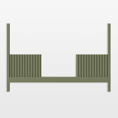 Babyletto Moab Olive Green Wood Toddler Bed Rail