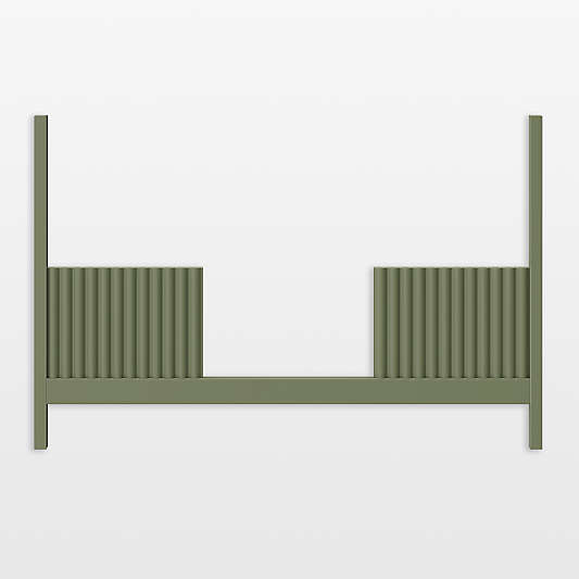 Babyletto Moab Olive Green Wood Toddler Bed Rail