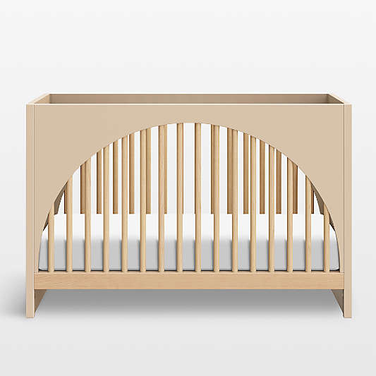 Babyletto Moab Taupe & Ash Wood 3-in-1 Convertible Baby Crib