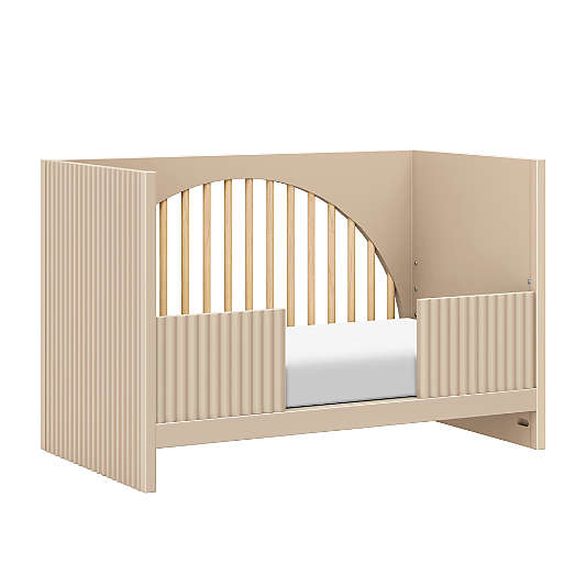 Babyletto Moab Taupe Wood Toddler Bed Rail