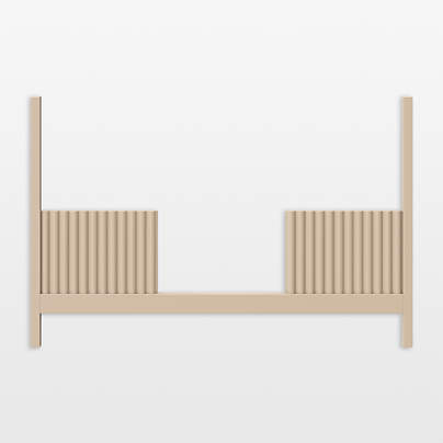 Babyletto Moab Taupe Wood Toddler Bed Rail