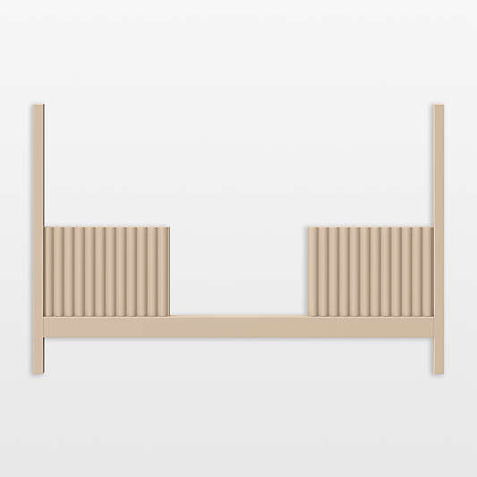 Babyletto Moab Taupe Wood Toddler Bed Rail