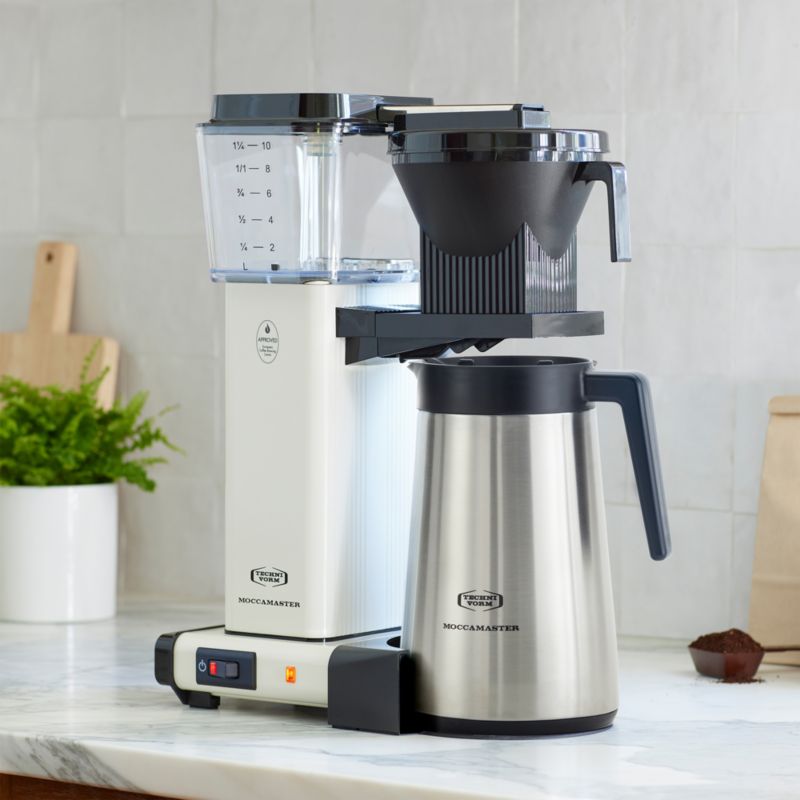 Moccamaster KBGT Thermal Brewer 10-Cup Off-White Coffee Maker - image 2 of 3