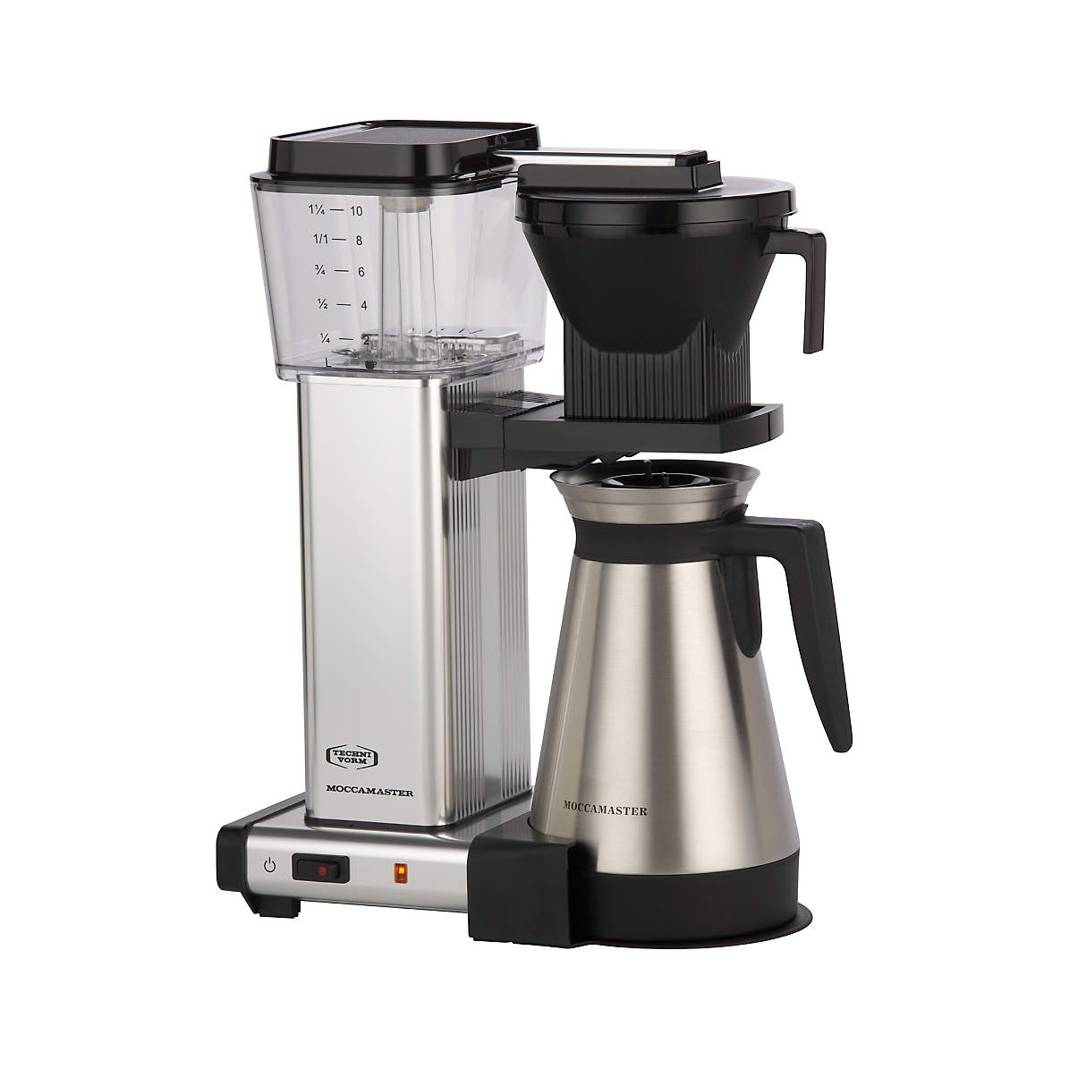 Moccamaster Thermal Brewer 10-Cup Polished Silver Coffee Maker + Reviews |