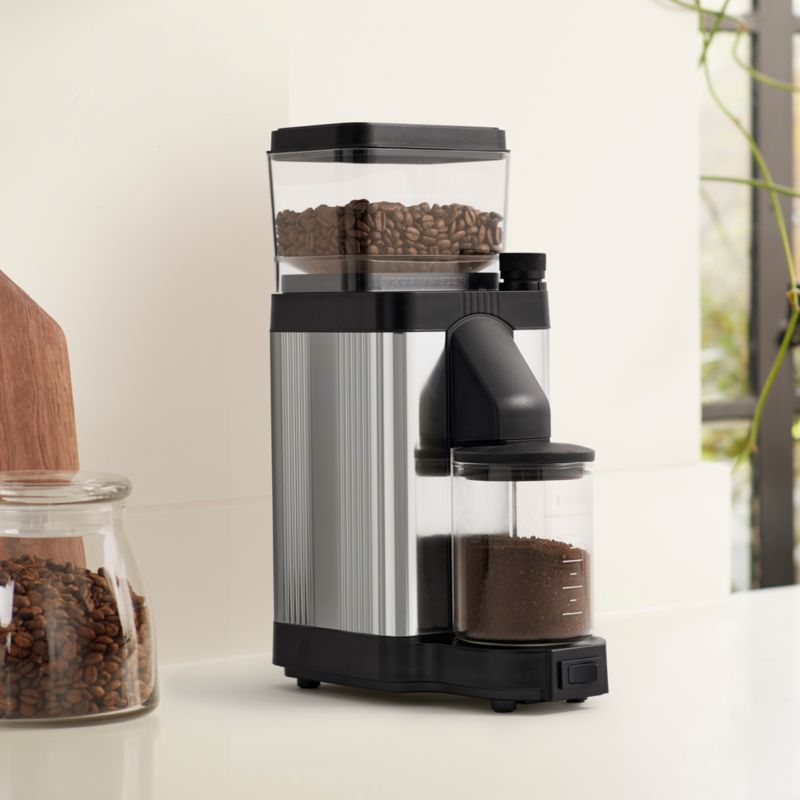 Moccamaster KM5 Polished Silver Burr Grinder + Reviews | Crate & Barrel