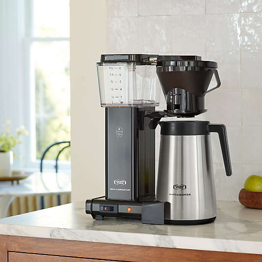 Moccamaster KBT Thermal Brewer 10-Cup Black Manual Drip Stop Coffee Maker