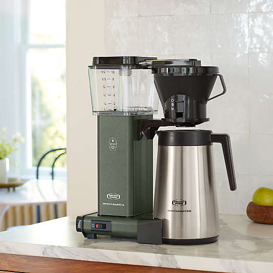 Moccamaster KBT Thermal Brewer 10-Cup Juniper Manual Drip Stop Coffee Maker