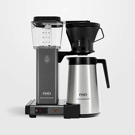 Moccamaster KBT Thermal Brewer 10-Cup Stone Grey Manual Drip Stop Coffee Maker