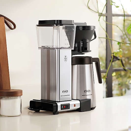 Moccamaster KBT Thermal Brewer 10-Cup Polished Silver Manual Drip Stop Coffee Maker
