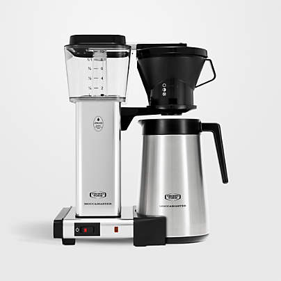 Moccamaster KBT Thermal Brewer 10-Cup Polished Silver Manual Drip Stop Coffee Maker