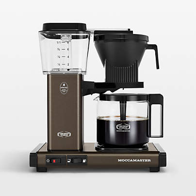 Moccamaster KBGV Select 10-Cup Glass Brewer Coffee Maker in Dutch Cocoa