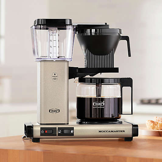 Moccamaster KBGV Select Glass Brewer 10-Cup Sandstone Coffee Maker