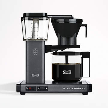 Enthusiast 8-Cup Drip Coffee Brewer with Glass Carafe – SCA Certified Home  Brewer