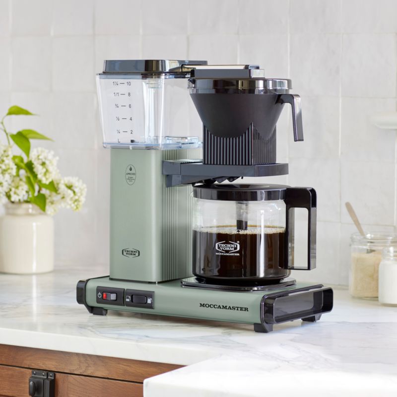 Moccamaster KBGV Select 10-Cup Glass Brewer Eucalyptus Coffee Maker - image 1 of 5