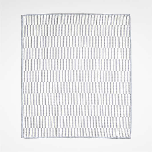 Modern Check Grey Recycled Kitchen Towels, Set of 2