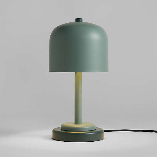 Modern Dome Green Touch Kids Table Lamp