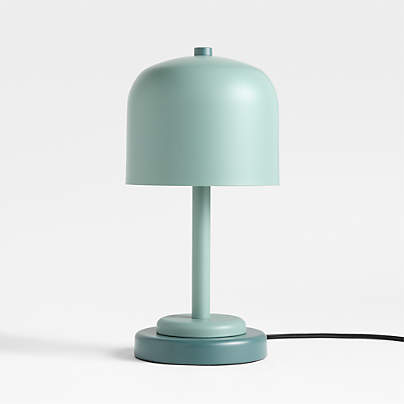 Modern Dome Green Touch Kids Table Lamp