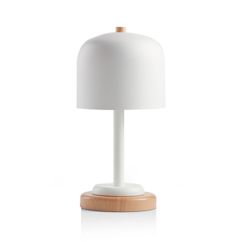 Modern White Dome Touch Kids Table Lamp - image 13 of 18