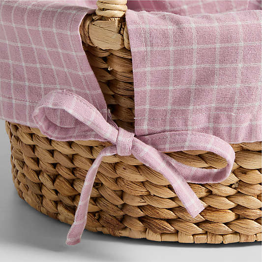 Modern Kids Basket with Mini Stax Purple Liner