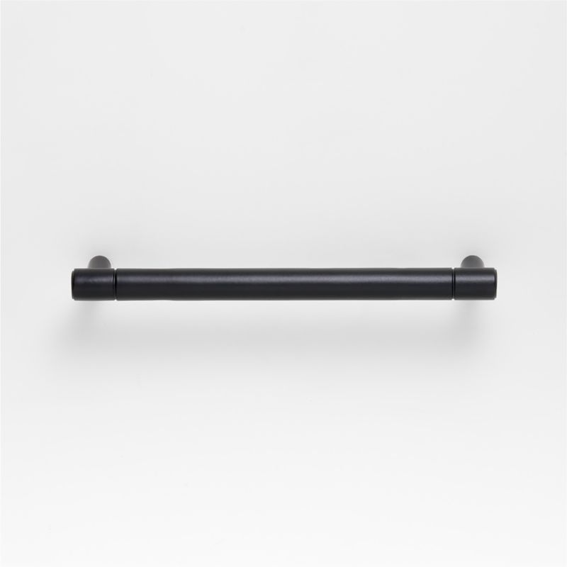 Modern 5" Flat-End Matte Black Cabinet Drawer Bar Pull - image 4 of 5