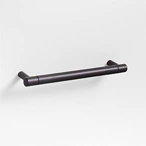 Blaine Modern Matte Black Towel Bar 18 + Reviews