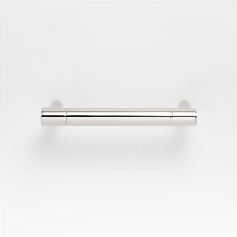 Modern 3" Flat-End Polished Chrome Cabinet Drawer Bar Pull