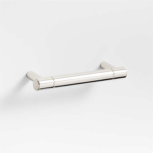 Modern 3" Flat-End Polished Chrome Cabinet Drawer Bar Pull