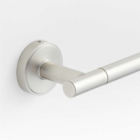 Modern 5" Flat-End Brushed Nickel Cabinet Drawer Bar Pull