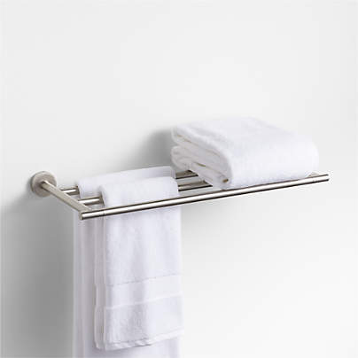 Boule-Inspired Polished Nickel Towel Bar 18 + Reviews