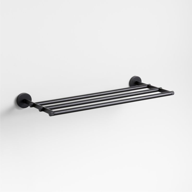 Crate and barrel wall mount towel rack sale