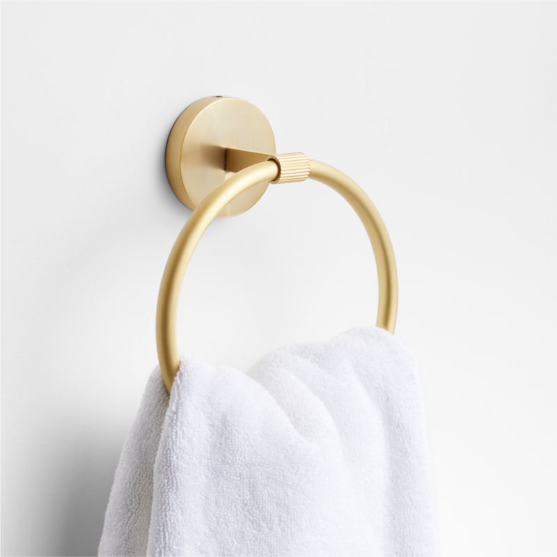 Brass Towel Ring