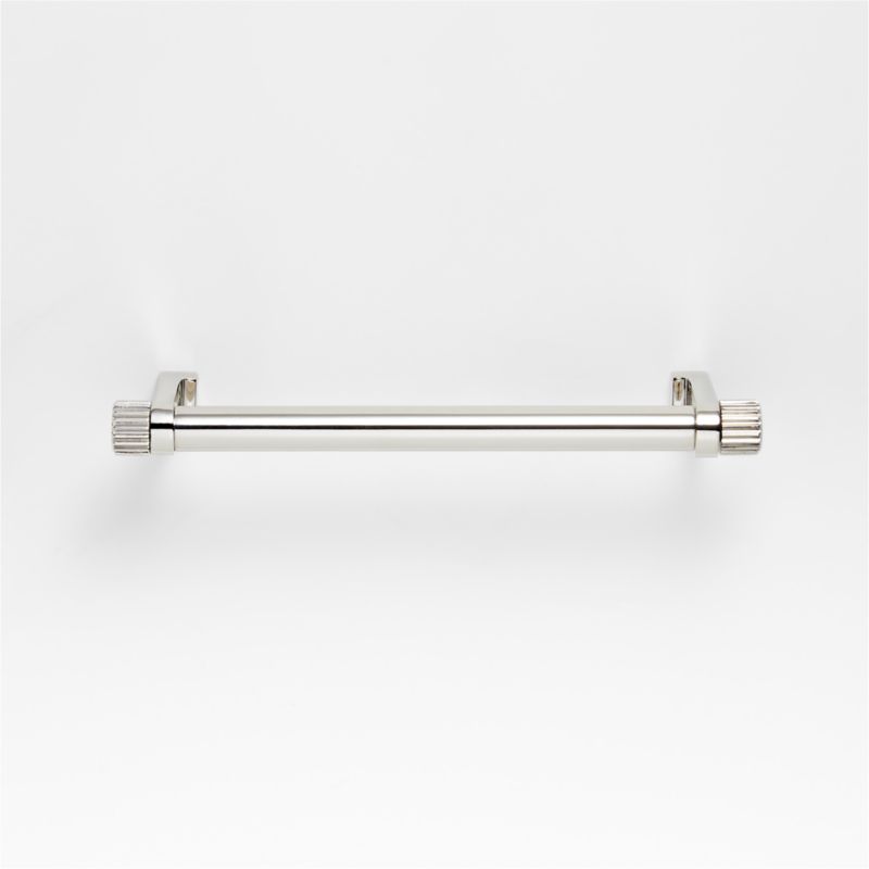 Modern 5" Fluted Polished Chrome Cabinet Drawer Bar Pull - image 4 of 5