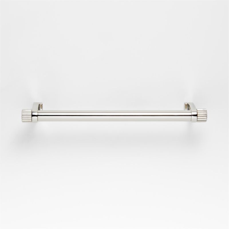 Modern 6" Fluted Polished Chrome Cabinet Drawer Bar Pull - image 4 of 5