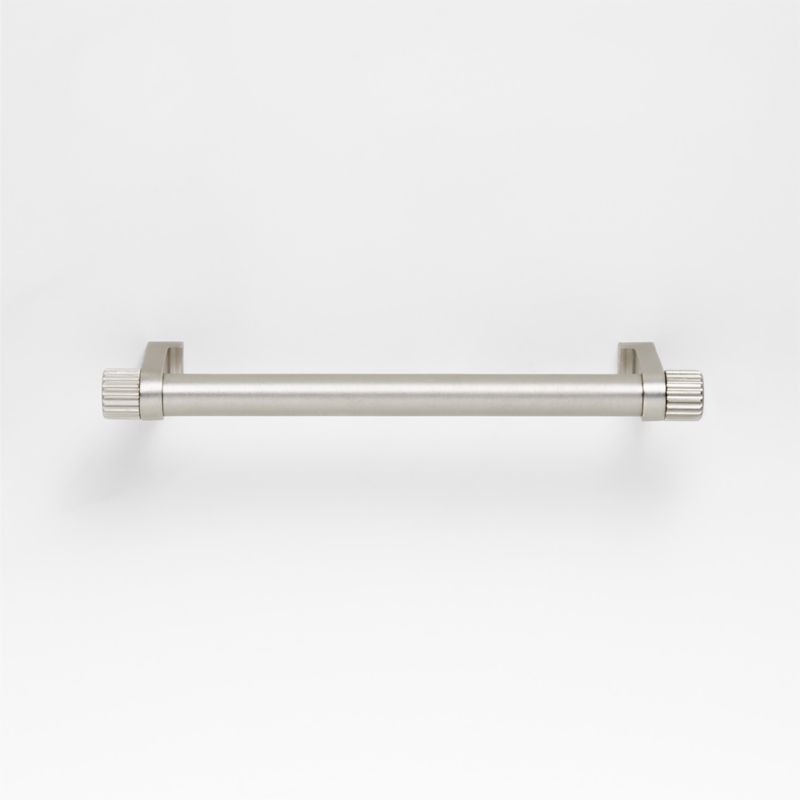 Modern 5" Fluted Brushed Nickel Cabinet Drawer Bar Pull - image 4 of 5