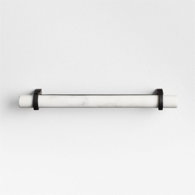 Modern Marble Black Cabinet Drawer Bar Pull 6" - image 0 of 5