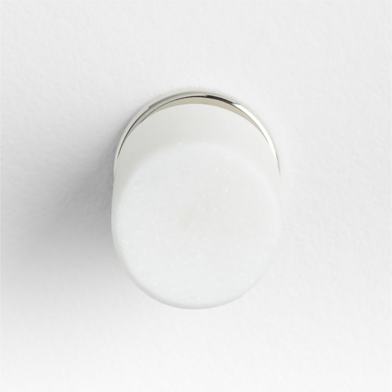 Viewing product image Modern Marble Chrome Silver Cabinet Knob - image 1 of 5