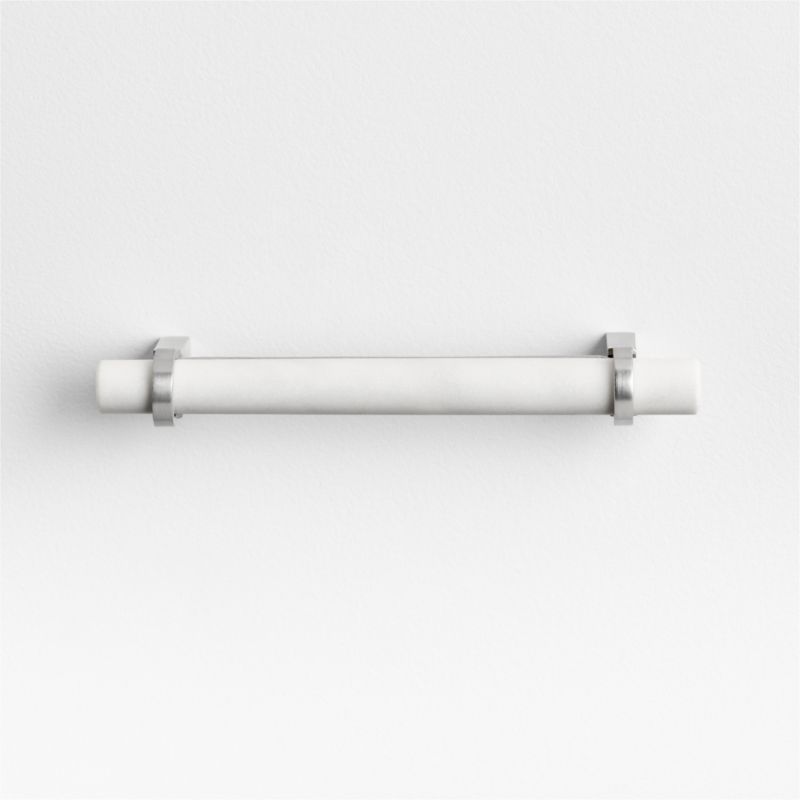 Modern Marble Silver Cabinet Drawer Bar Pull 5" - image 0 of 2