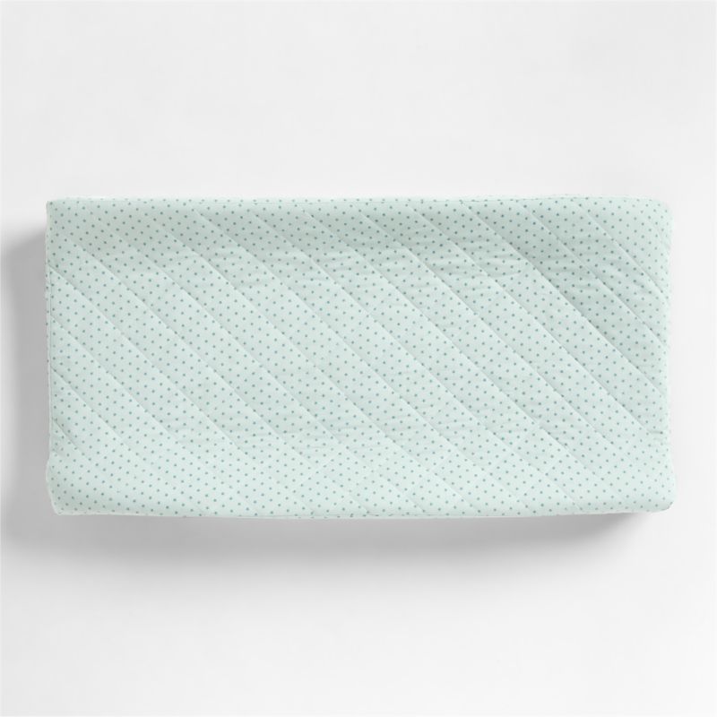 Modern Star Organic Brushed Cotton Blue Baby Changing Pad Cover - image 2 of 3