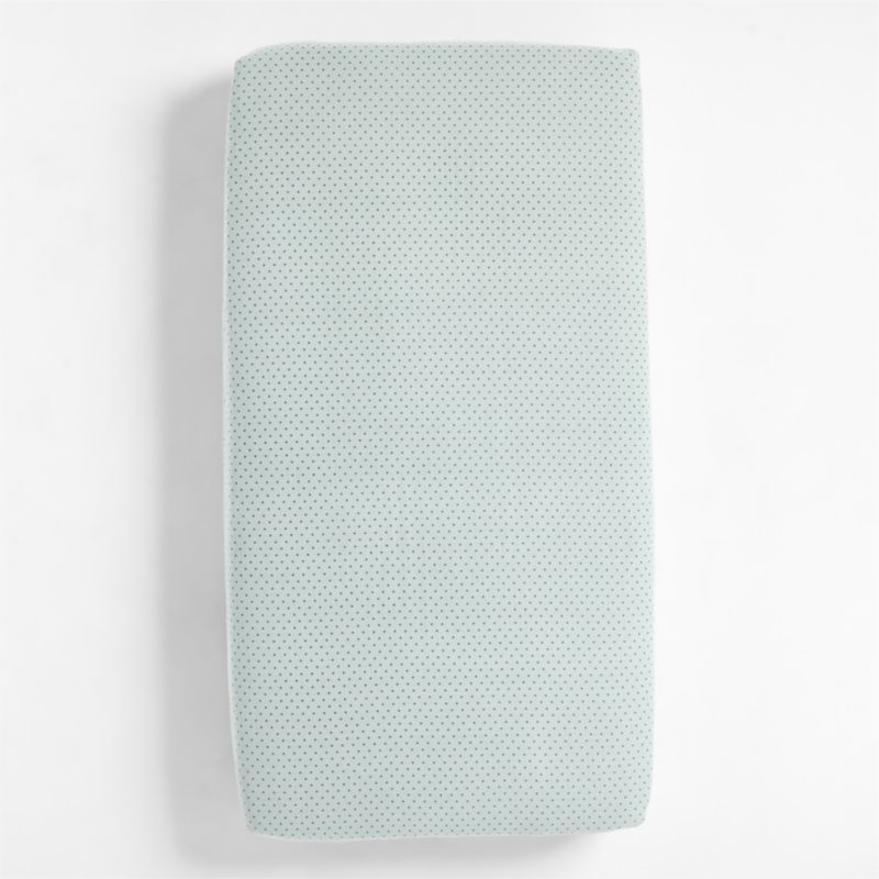 Modern Star Organic Brushed Cotton Blue Baby Crib Fitted Sheet - image 5 of 6